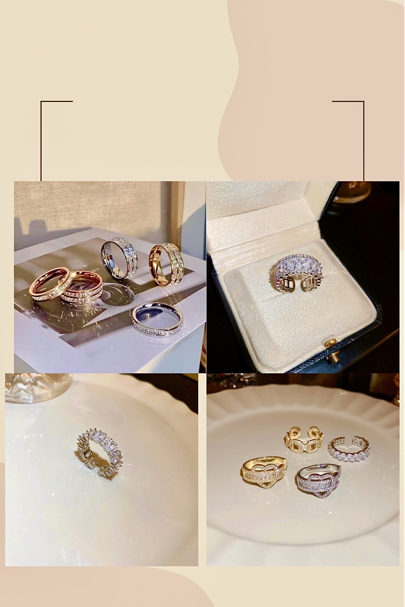 Twilight Spark Rings Collection