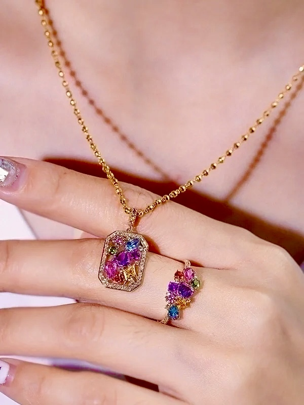 Aurora Radiance Necklaces Collection