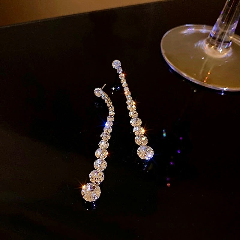 Luminous Geometry Drop Earrings