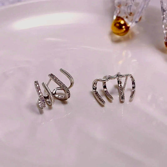 Celestial Orbit Silver & Stud Earrings