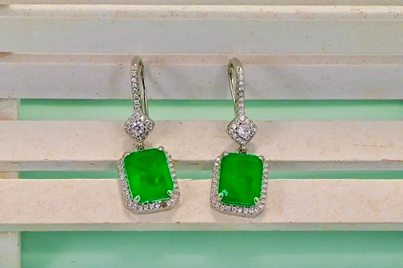 Vintage Radiance Drop Earrings
