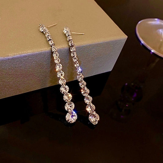 Luminous Geometry Drop Earrings