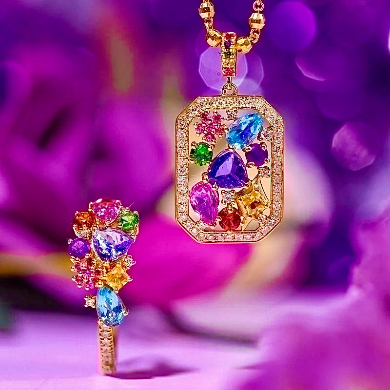 Fleur Éternelle Crystal Jewelry Set