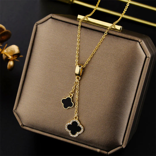 Eterna Fleur 18k Gold Plated Necklace