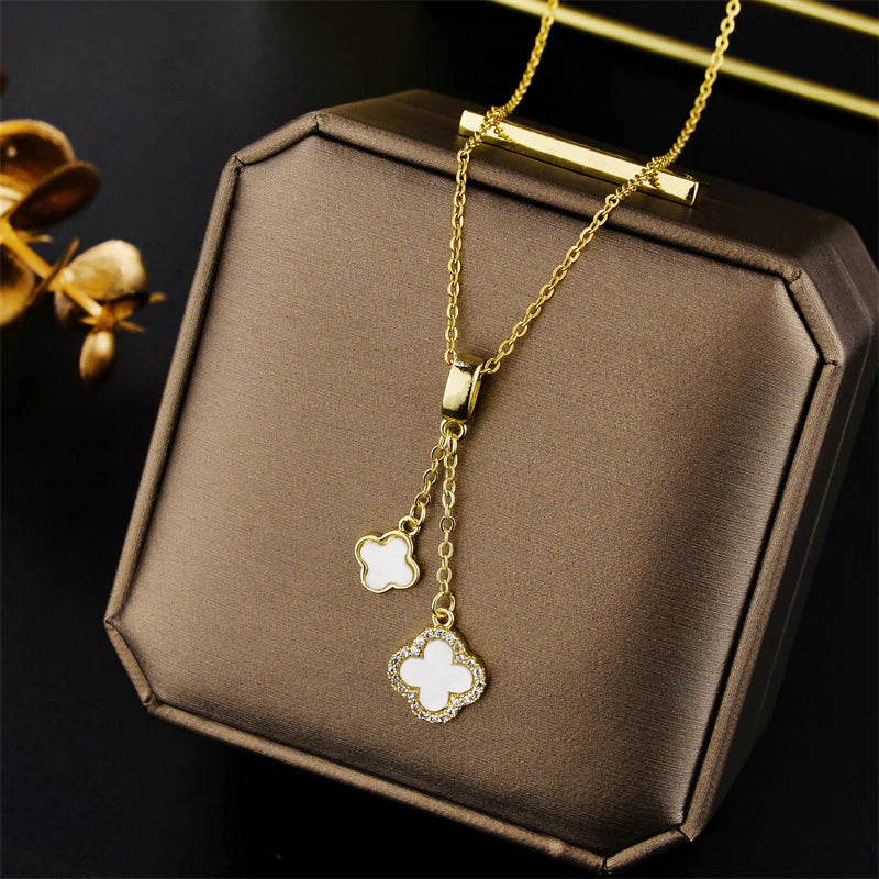 Eterna Fleur 18k Gold Plated Necklace