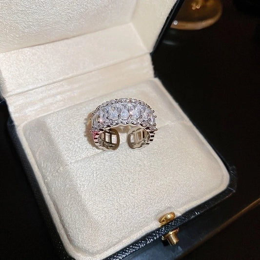 Sol Silver Zircon Eternity Ring