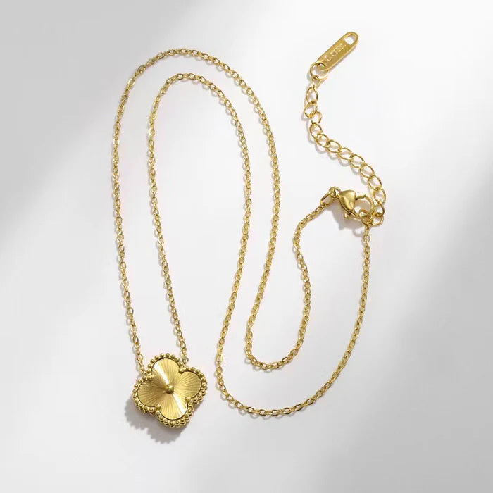 Flower 18K Gold Plated 3 Piece Set